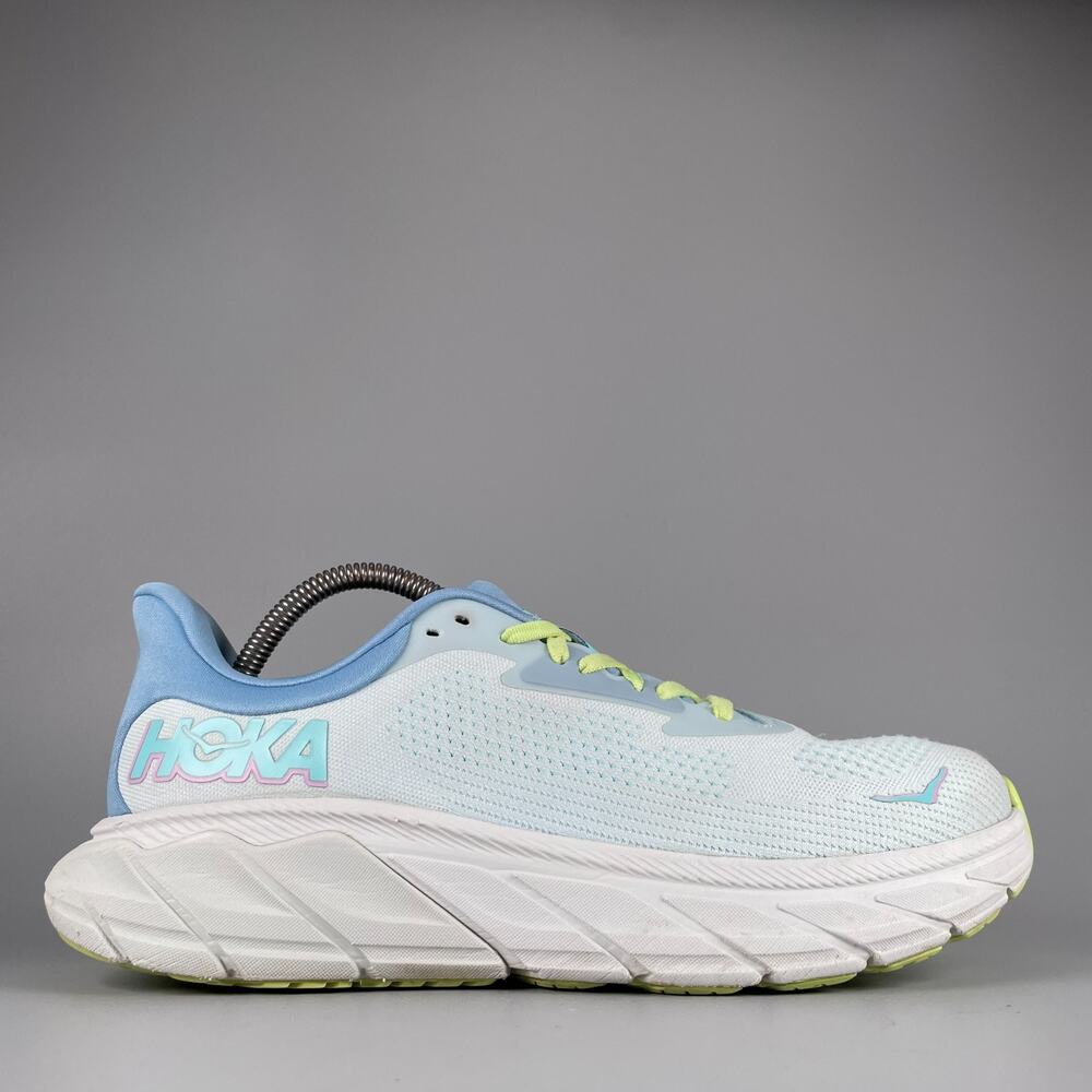 Hoka One One Arahi 7 Womens Size 10.5 B Blue White Athletic Running Shoe Sneaker - Picture 6 of 9